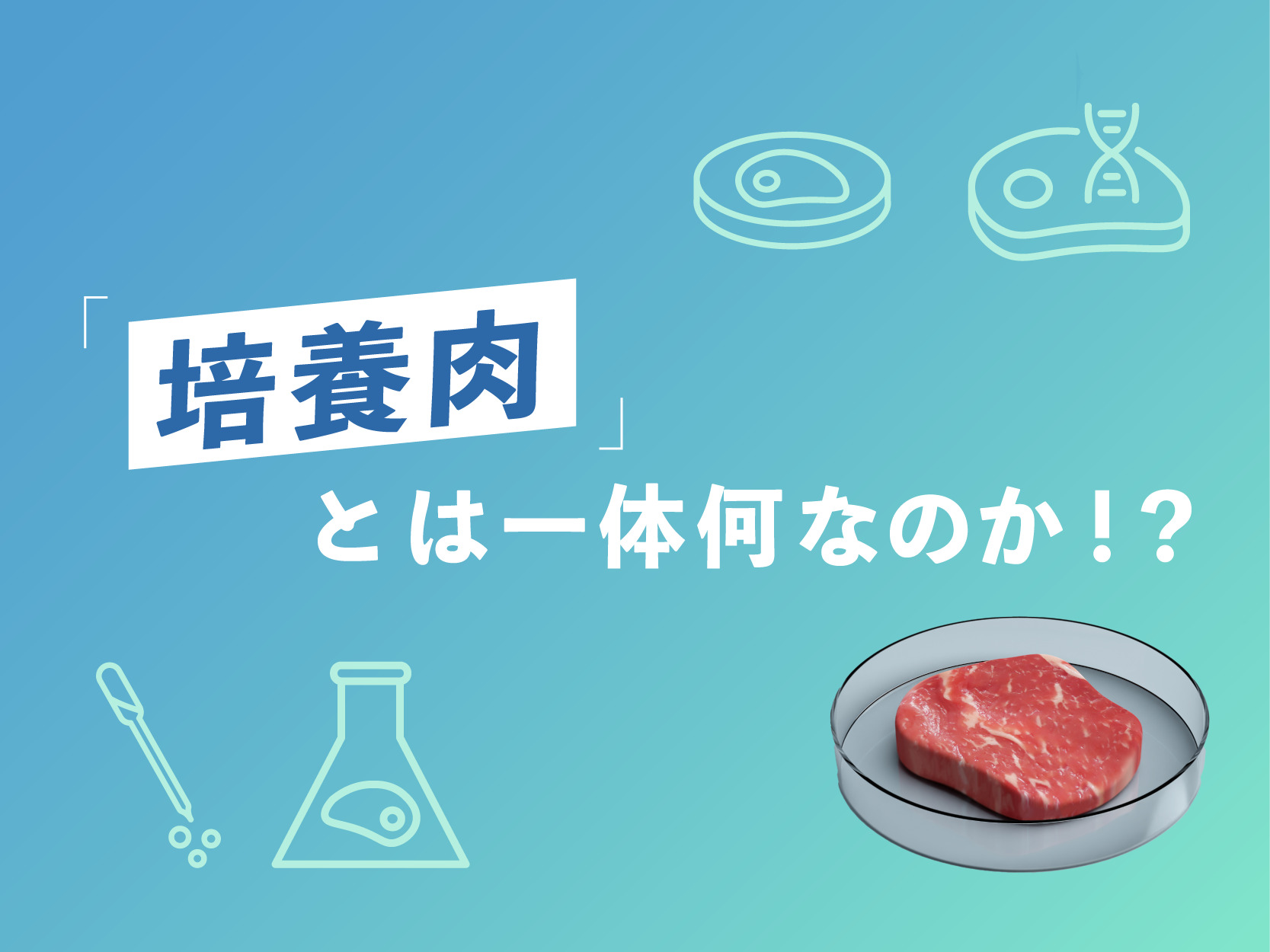 「培養肉」とは一体何なのか